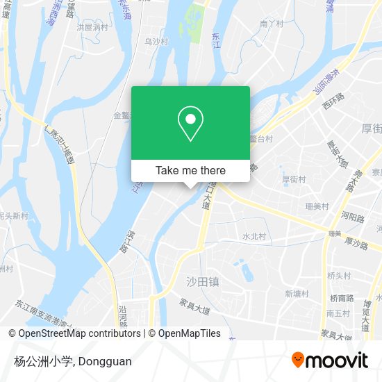 杨公洲小学 map