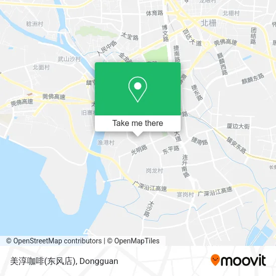 美淳咖啡(东风店) map