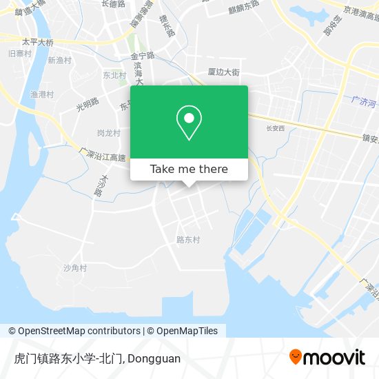 虎门镇路东小学-北门 map