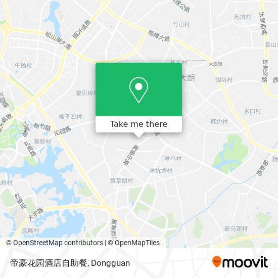 帝豪花园酒店自助餐 map