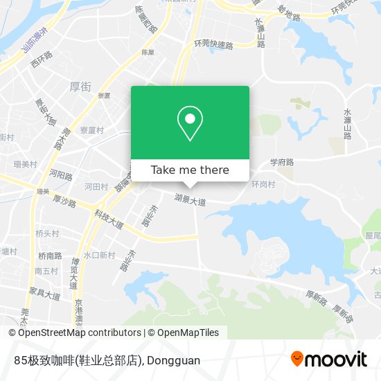 85极致咖啡(鞋业总部店) map