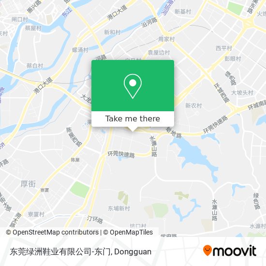 东莞绿洲鞋业有限公司-东门 map