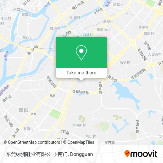 东莞绿洲鞋业有限公司-南门 map