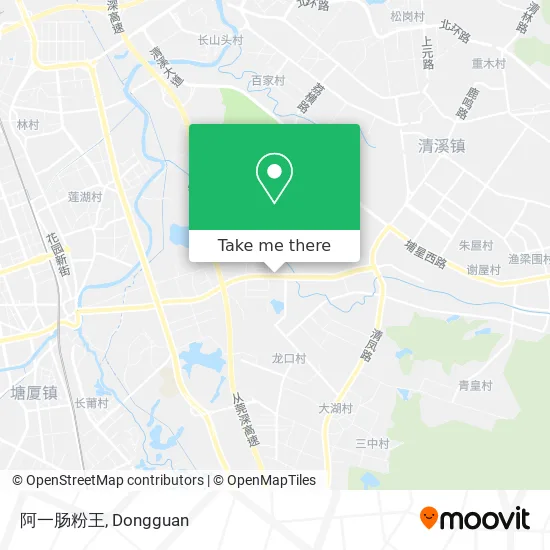 阿一肠粉王 map