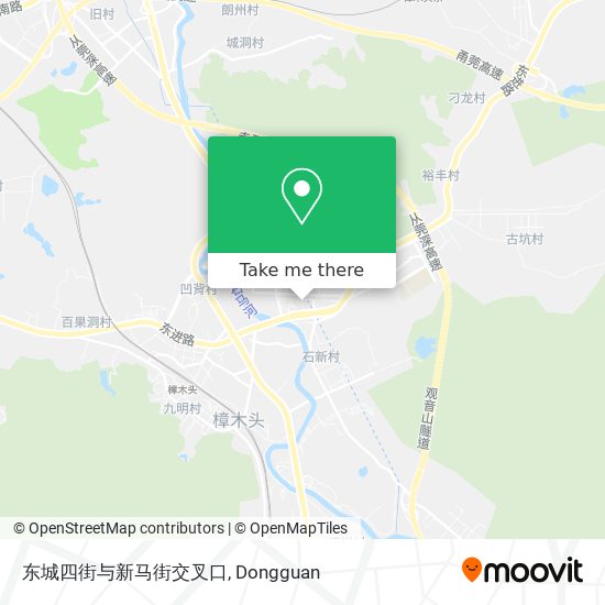 东城四街与新马街交叉口 map