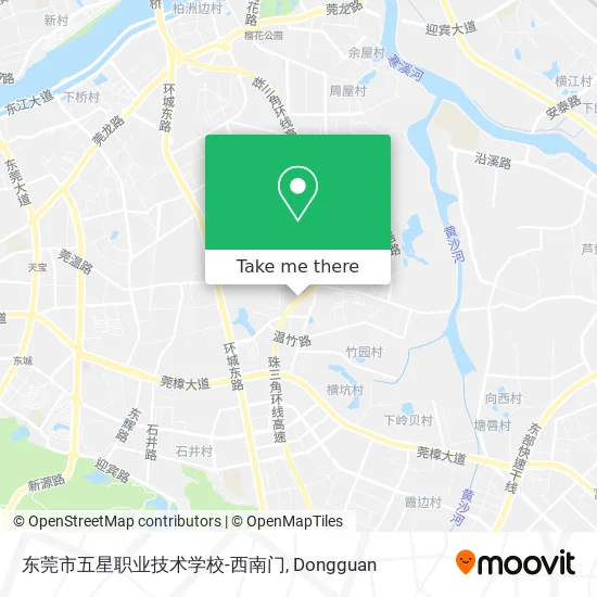 东莞市五星职业技术学校-西南门 map