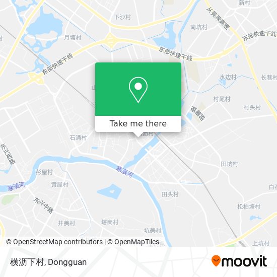 横沥下村 map