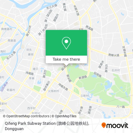 Qifeng Park Subway Station (旗峰公园地铁站) map