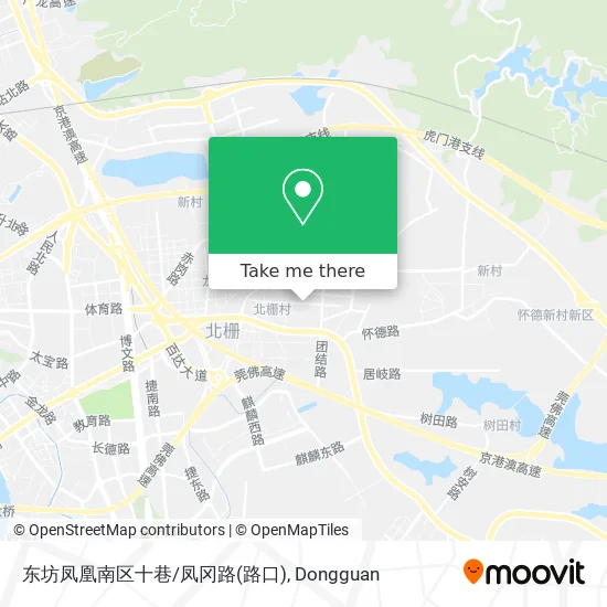 东坊凤凰南区十巷/凤冈路(路口) map