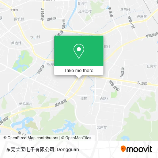东莞荣宝电子有限公司 map