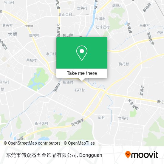 东莞市伟众杰五金饰品有限公司 map