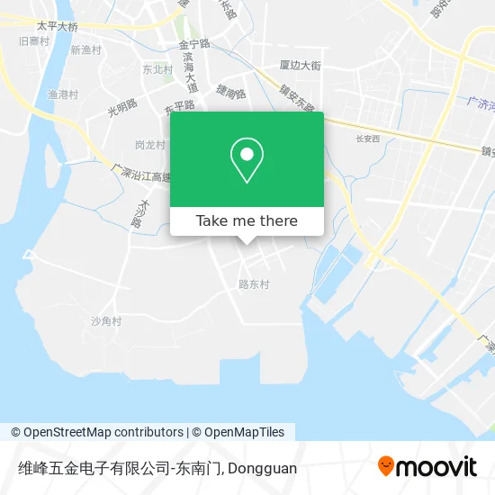 维峰五金电子有限公司-东南门 map