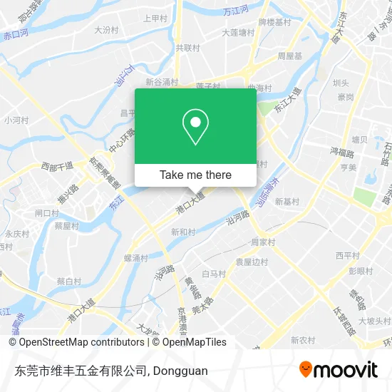东莞市维丰五金有限公司 map