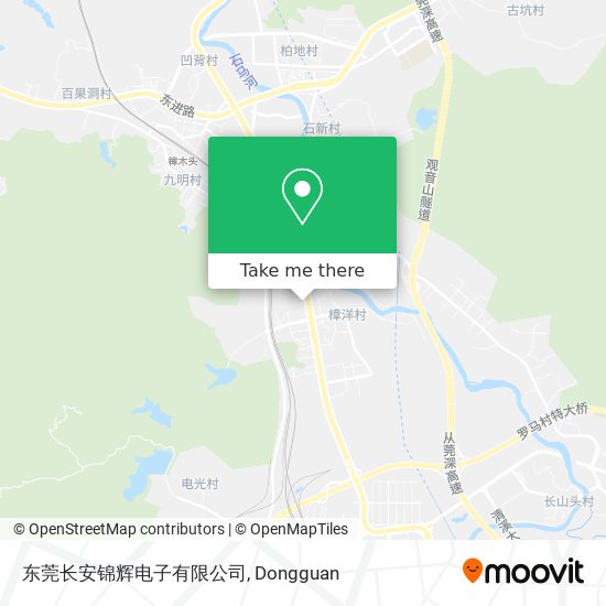 东莞长安锦辉电子有限公司 map