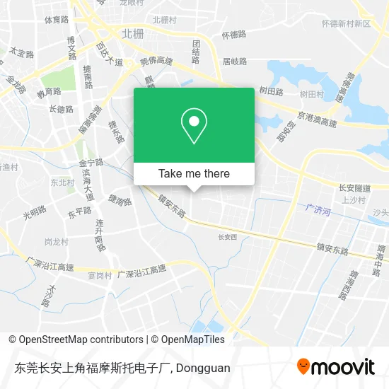 东莞长安上角福摩斯托电子厂 map
