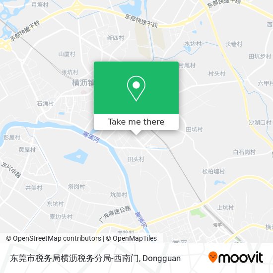 东莞市税务局横沥税务分局-西南门 map