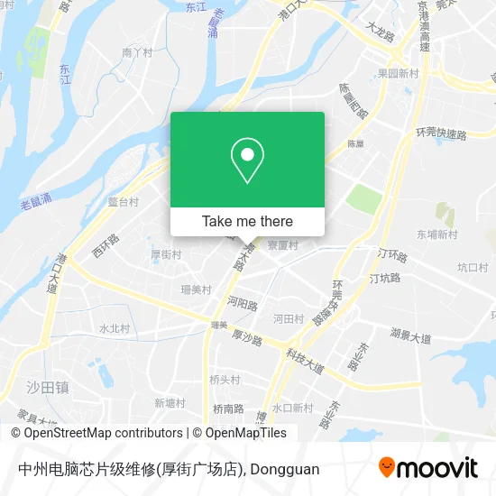 中州电脑芯片级维修(厚街广场店) map