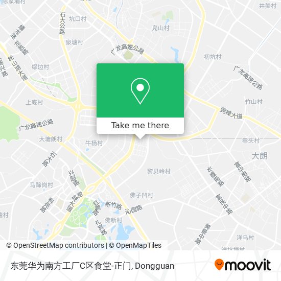 东莞华为南方工厂C区食堂-正门 map