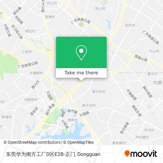 东莞华为南方工厂D区E2B-正门 map