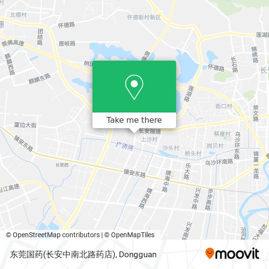 东莞国药(长安中南北路药店) map