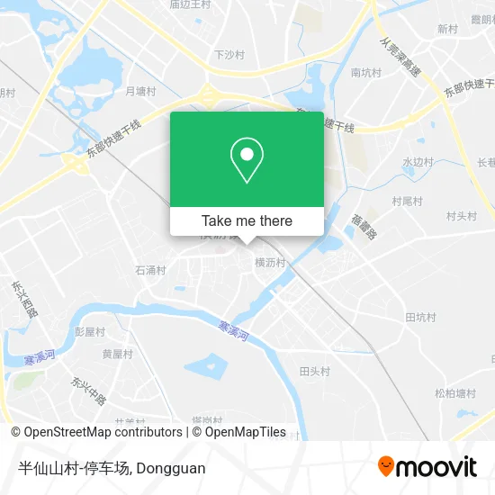 半仙山村-停车场 map