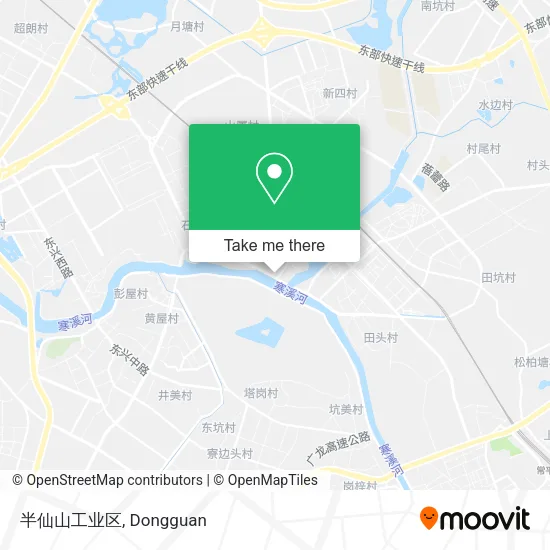 半仙山工业区 map