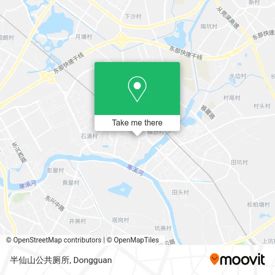 半仙山公共厕所 map