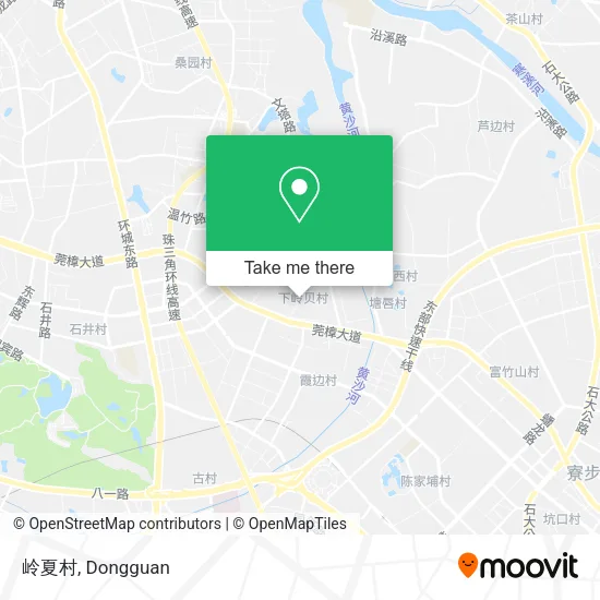 岭夏村 map