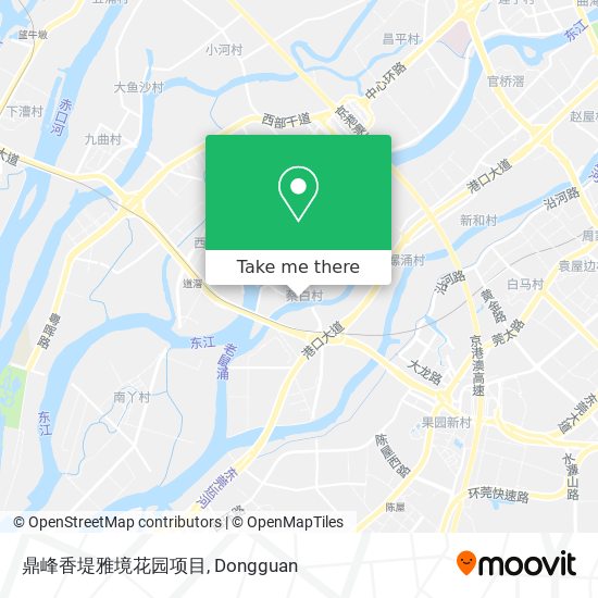 鼎峰香堤雅境花园项目 map