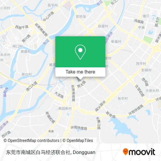 东莞市南城区白马经济联合社 map