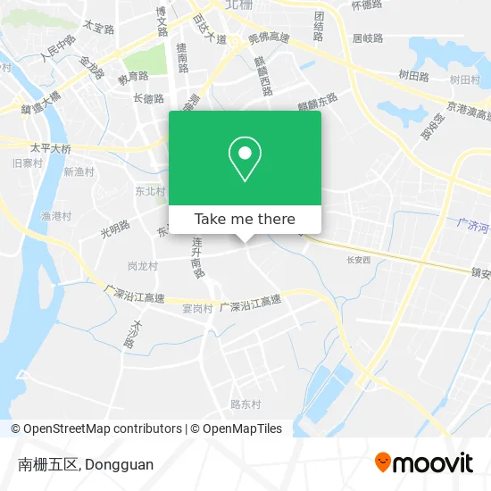 南栅五区 map