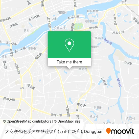 大商联·特色美容护肤连锁店(万正广场店) map