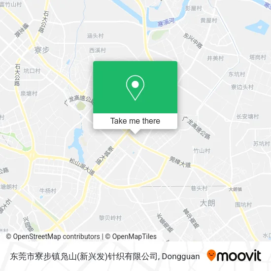 东莞市寮步镇凫山(新兴发)针织有限公司 map