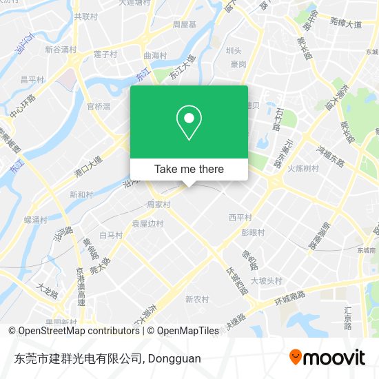 东莞市建群光电有限公司 map