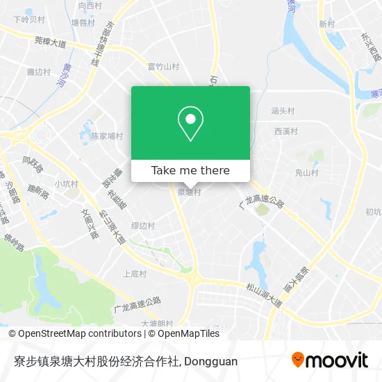 寮步镇泉塘大村股份经济合作社 map