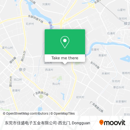 东莞市佳盛电子五金有限公司-西北门 map