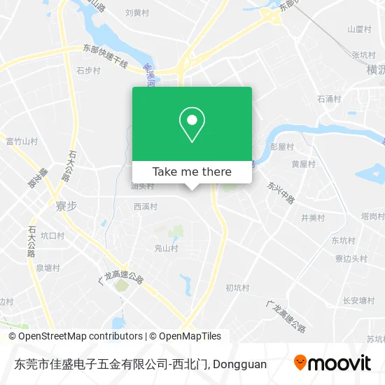 东莞市佳盛电子五金有限公司-西北门 map