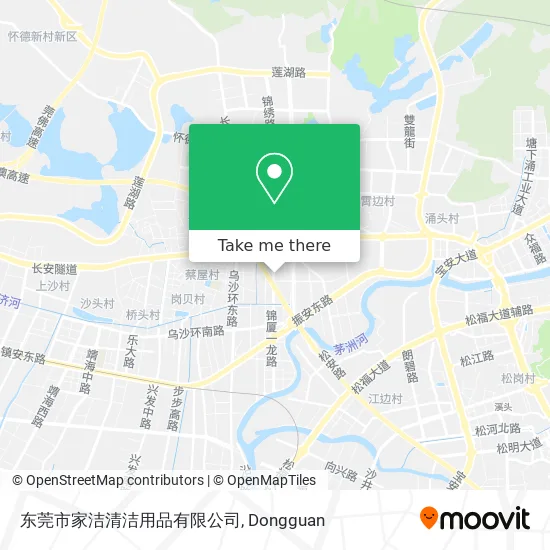 东莞市家洁清洁用品有限公司 map