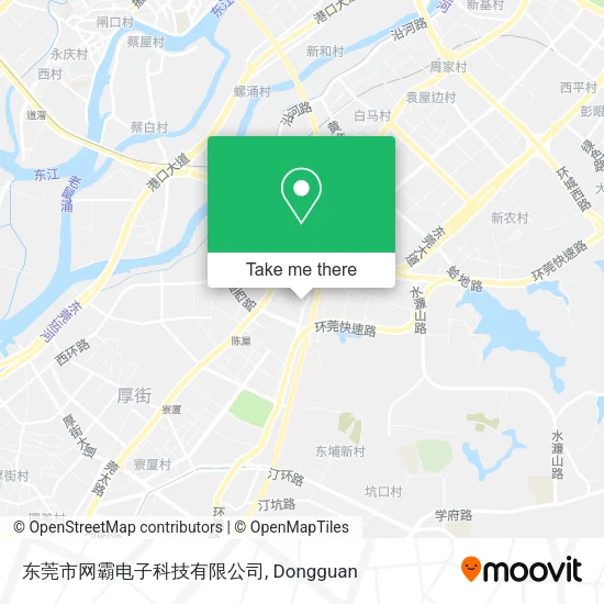 东莞市网霸电子科技有限公司 map