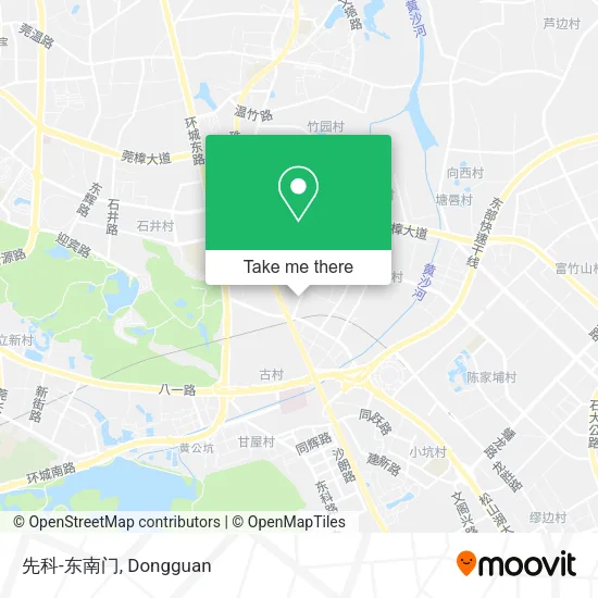 先科-东南门 map