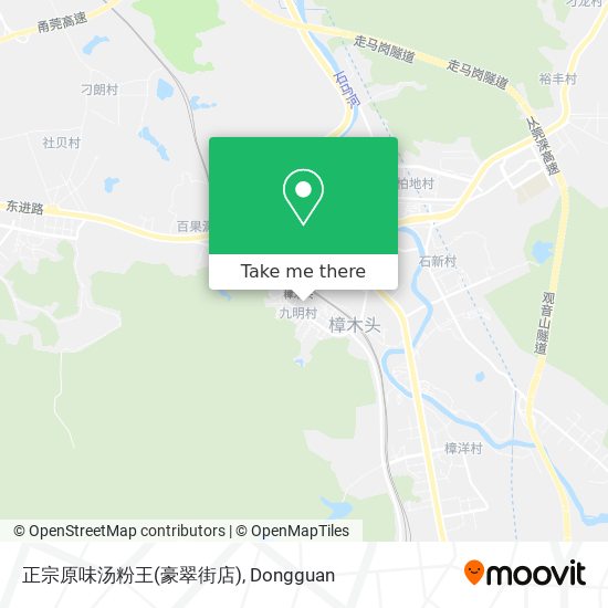 正宗原味汤粉王(豪翠街店) map