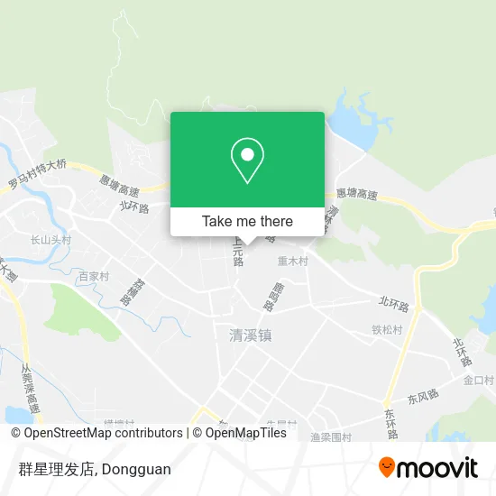 群星理发店 map
