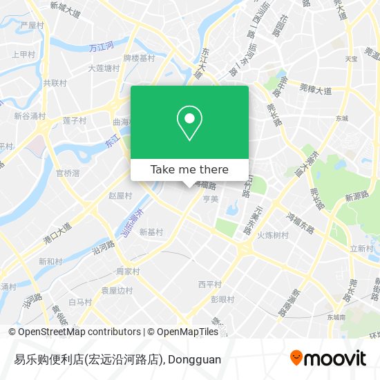 易乐购便利店(宏远沿河路店) map