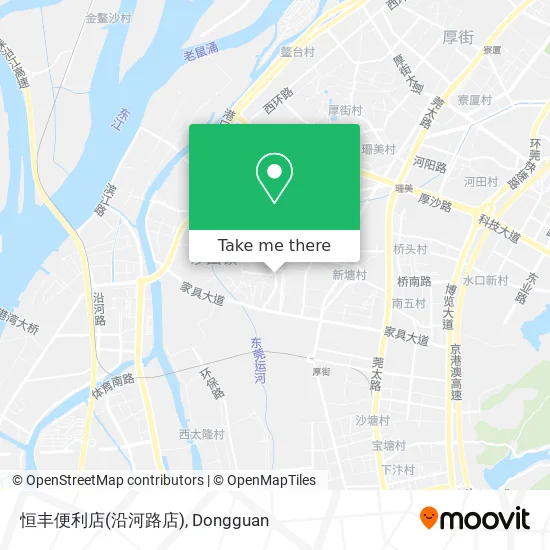 恒丰便利店(沿河路店) map
