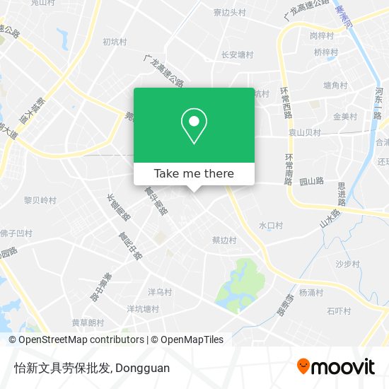 怡新文具劳保批发 map