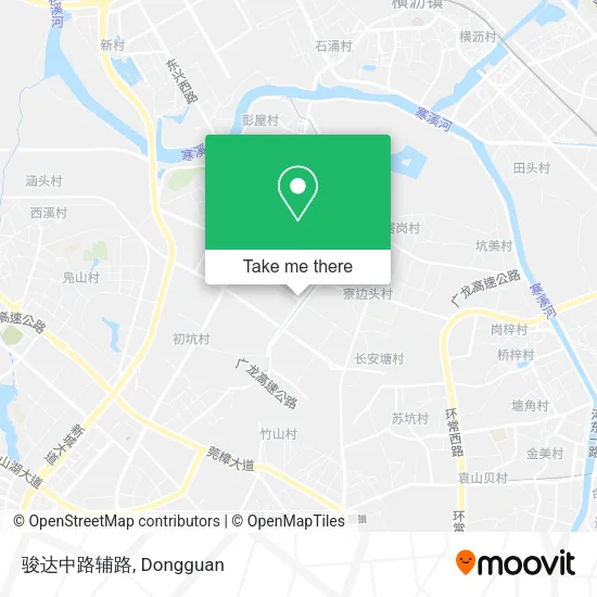 骏达中路辅路 map