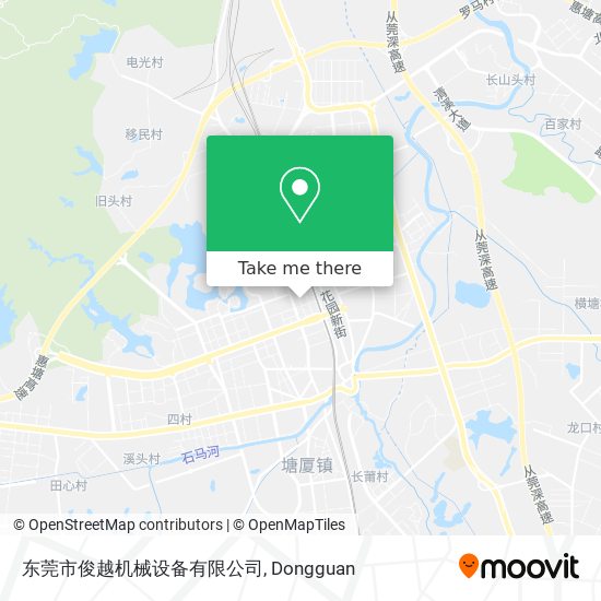 东莞市俊越机械设备有限公司 map