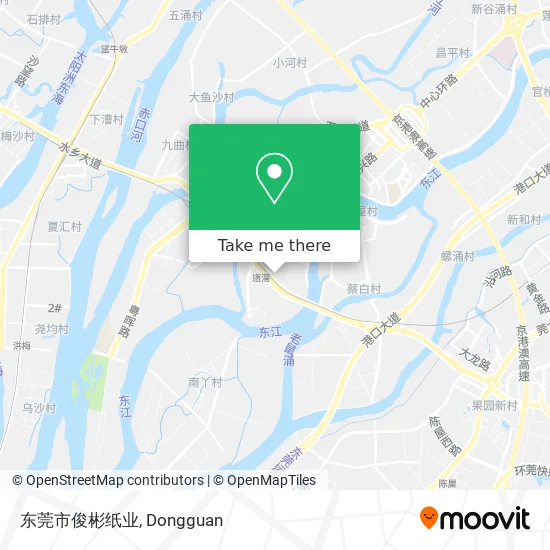 东莞市俊彬纸业 map