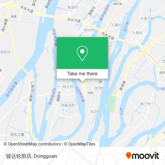 骏达轮胎店 map