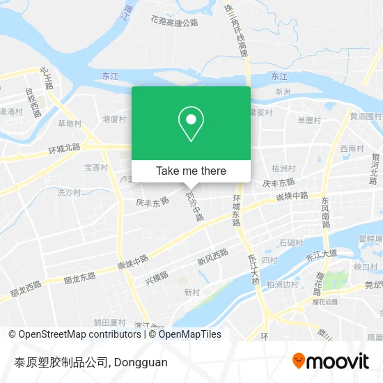 泰原塑胶制品公司 map